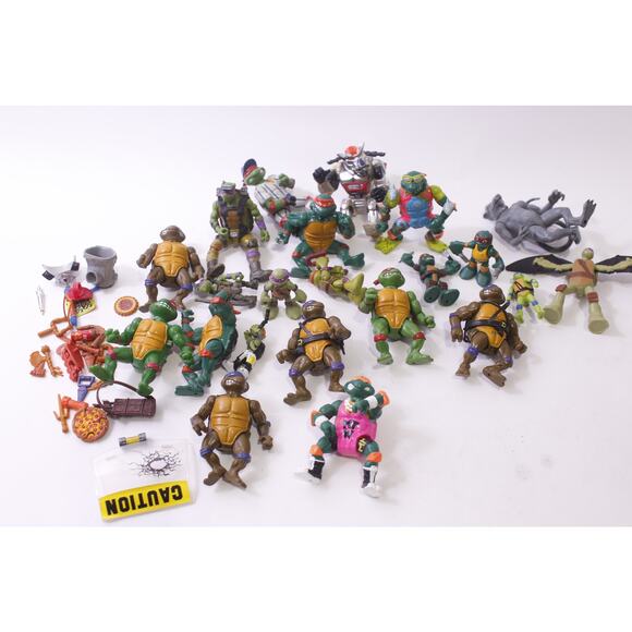 TMNT Teenage Mutant Ninja Turtles Action Figure Lot Comics ~ 260115-WH 898